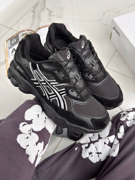 37-46 р кросівки Asics Gel NYC Black Termo gore-tex