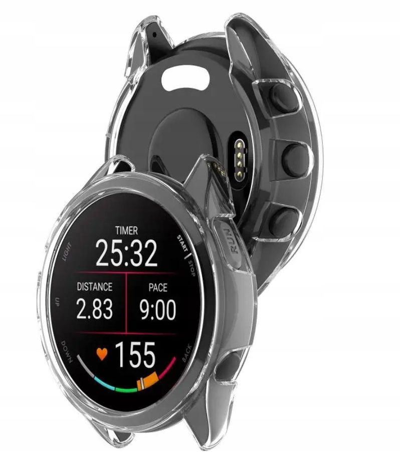 Zestaw 2 X Szkło Hartowane 9H+Etui do Garmin Forerunner 165 /Music