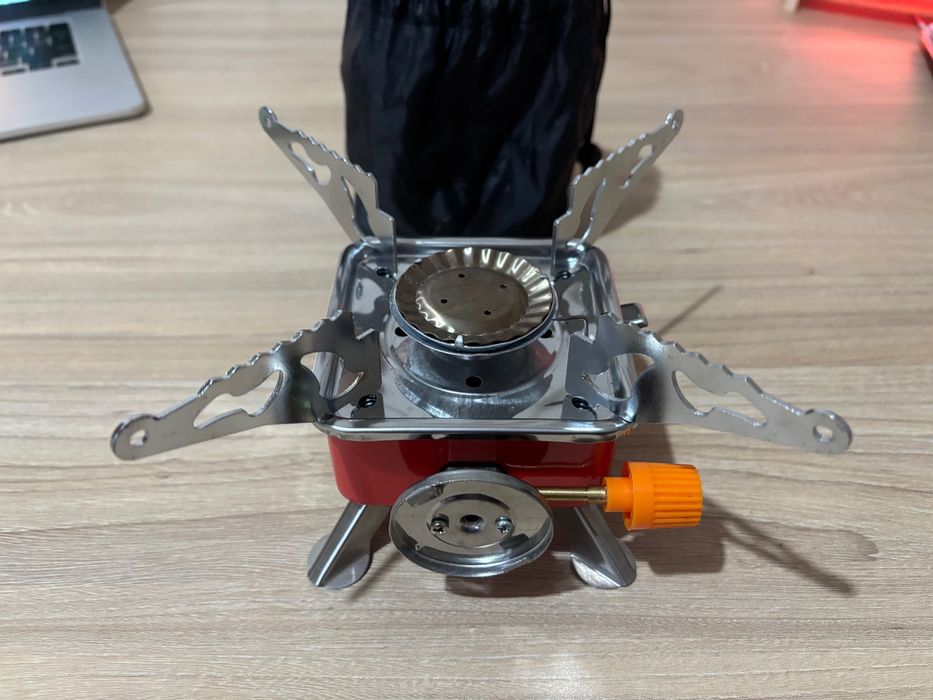 Портативная печка походная мини печка газовая ZT-202 под газ баллон