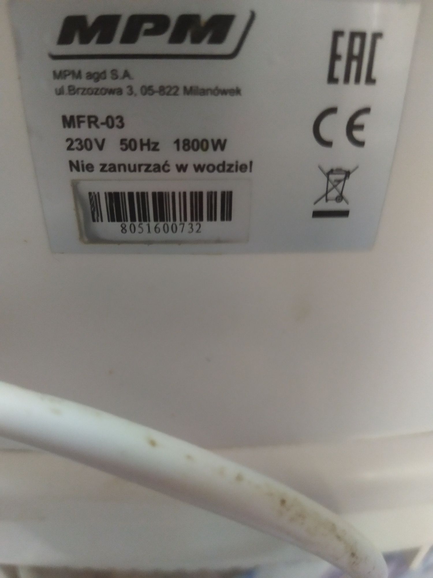 Frytownica MPM model MFR-03