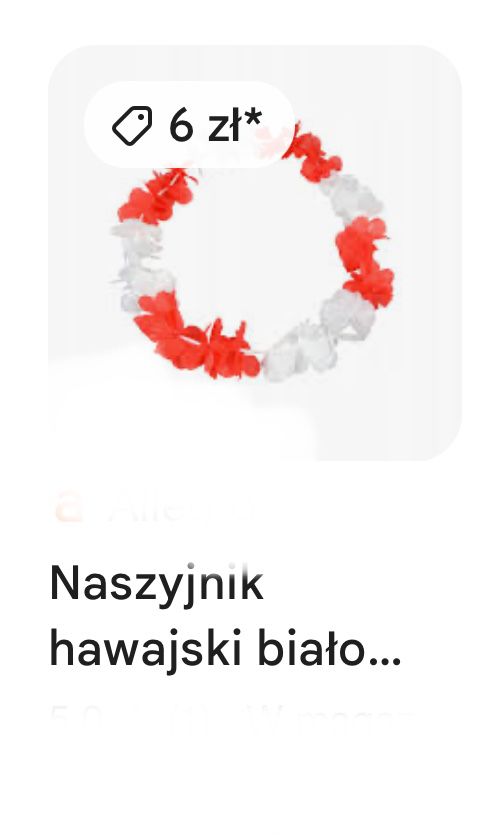 Naszyjnik Hawajski