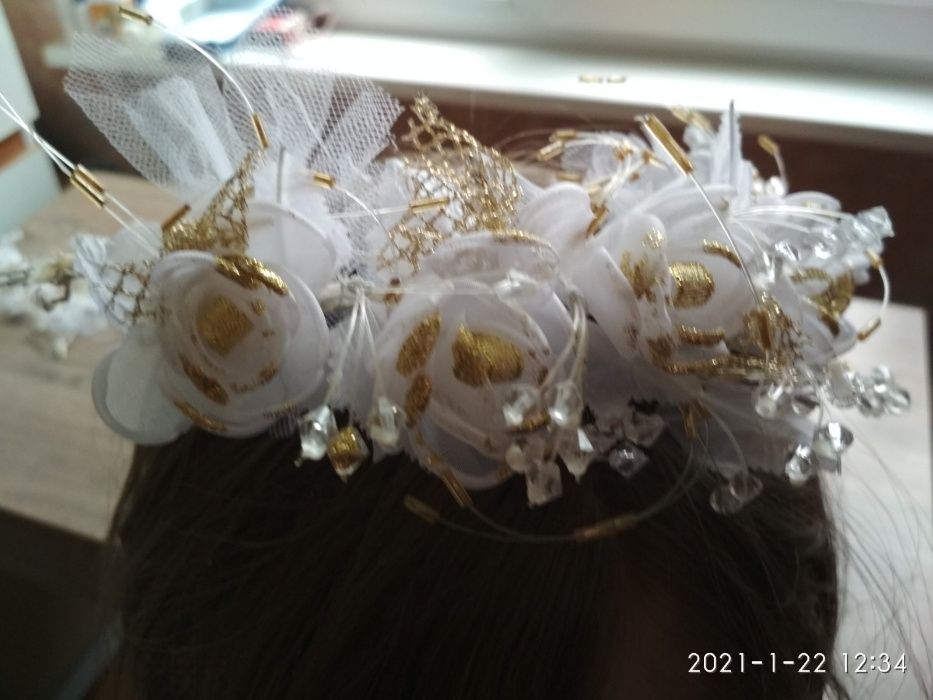 свадебное украшение для причесок-новое