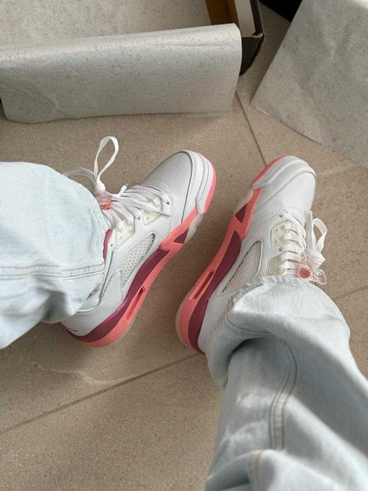 Женские кроссовки Nike Air Jordan 5 Retro Low Desert Berry 36-41 Хит!