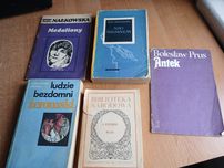 Zestaw lektur szkolnych.