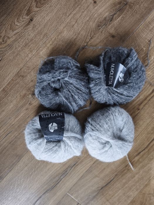 Włóczka nuvoletta lana grossa zestaw baby alpaka merino extra fine