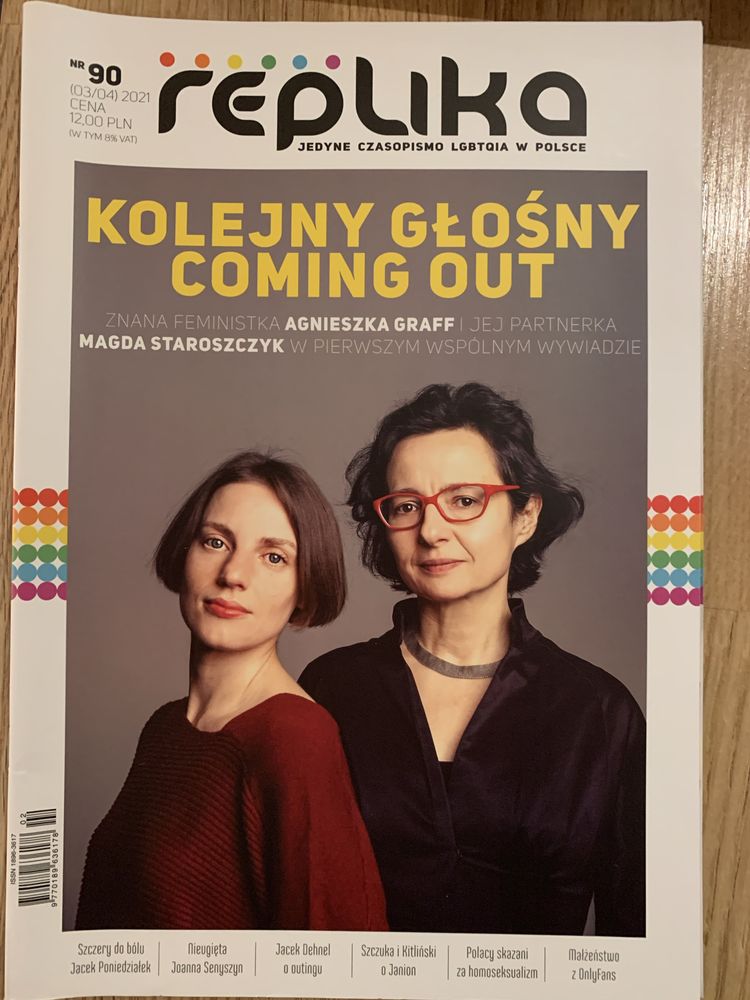 Replika Magazyn społeczności LGBT+, 5 numerów miesięcznika