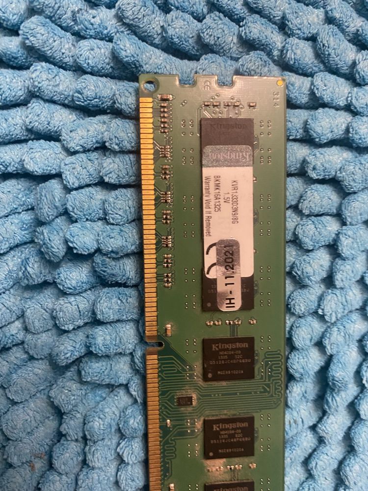 Płyta główna z procesorem intel i5-2400 i 2 ramy ddr3 8+8 gb