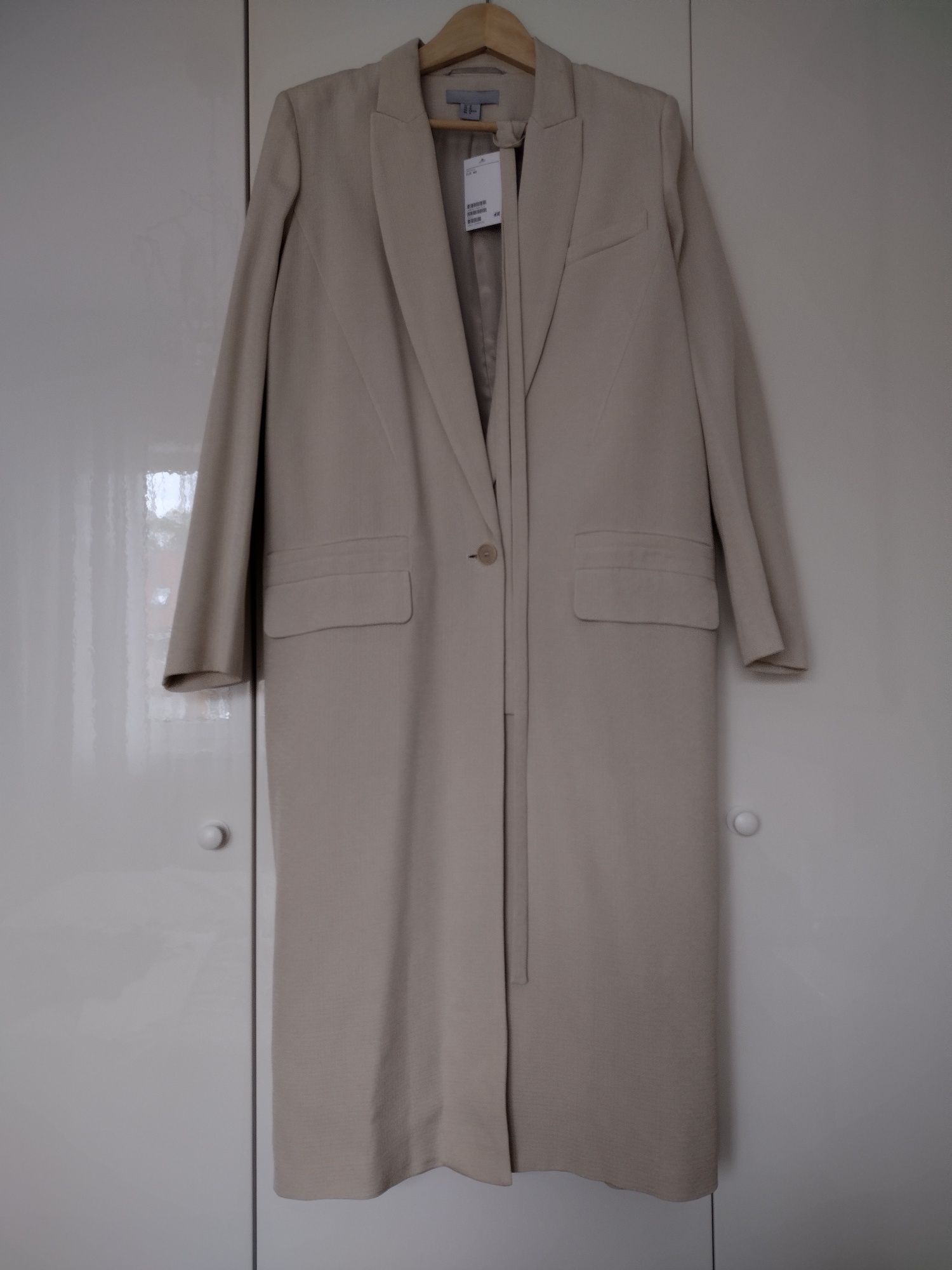 H&M długi garniturowy płaszcz rozm. 40 NOWY