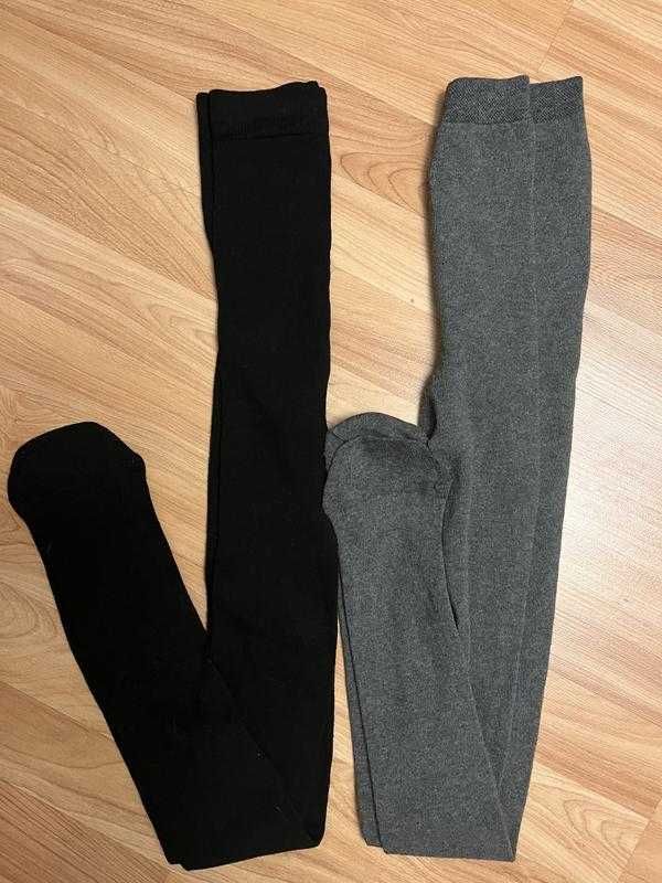 Нарядні колготи капронові червоні білі срібні люрекс h&m next