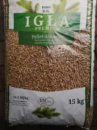 PELLET A1   Din  En Plus  PREMIUM   drzewny 6mm 8mm  igla