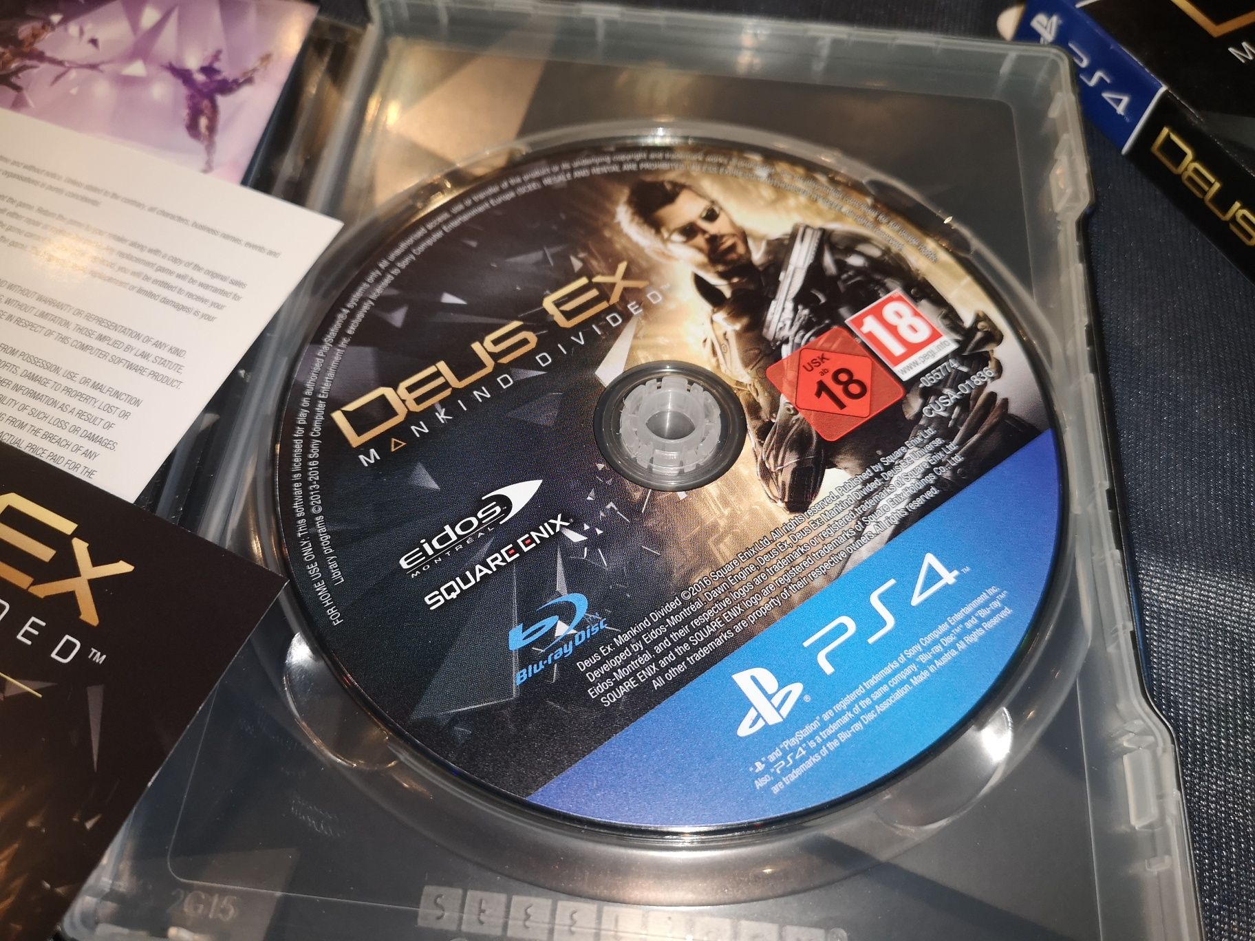 Deus Ex PS4 GRA PL + STEELBOOK stan kolekcjonerski SKLEP URSUS