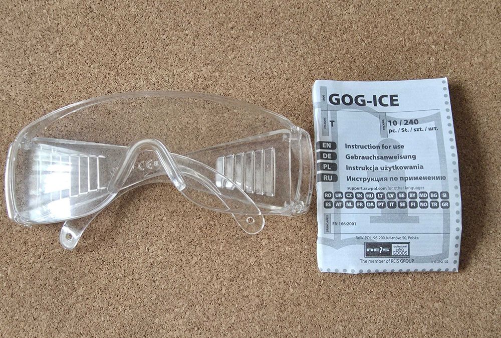 Okulary Ochronne GOG-ICE Nowe