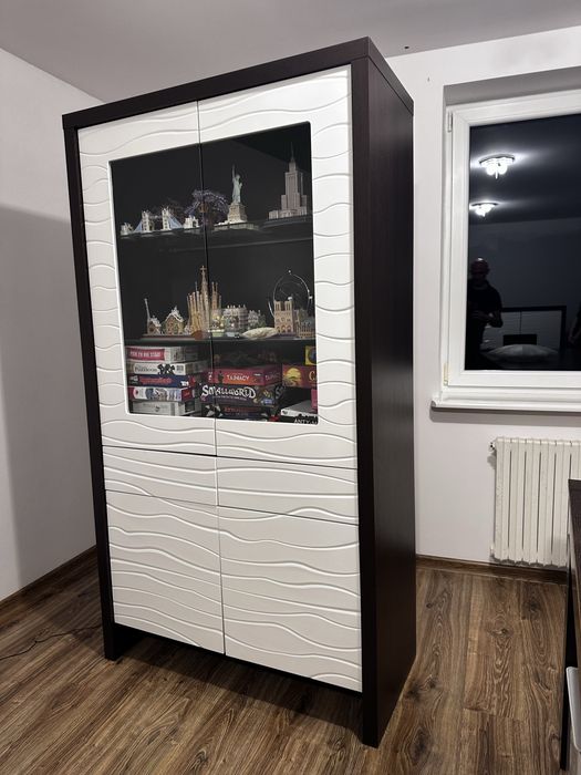 Szafa biala wenge moderno agata meble