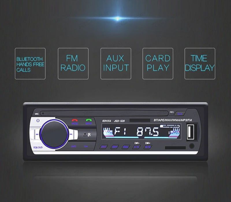 AUTO RADIO 1DIN BLUETOOTH MP3 USB SD AUX
