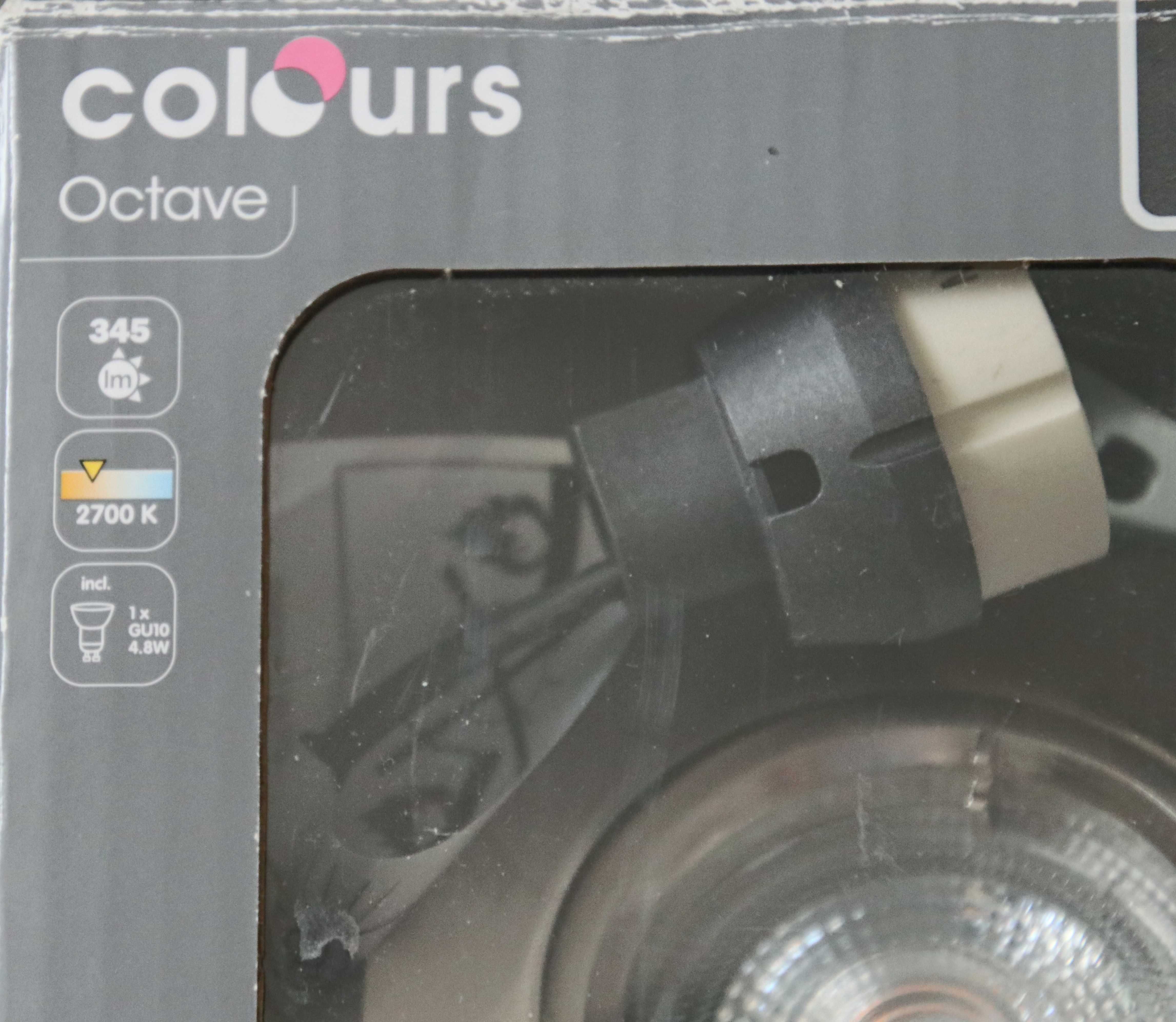 oczko kwadratowe LED Colours Octave srebrne,