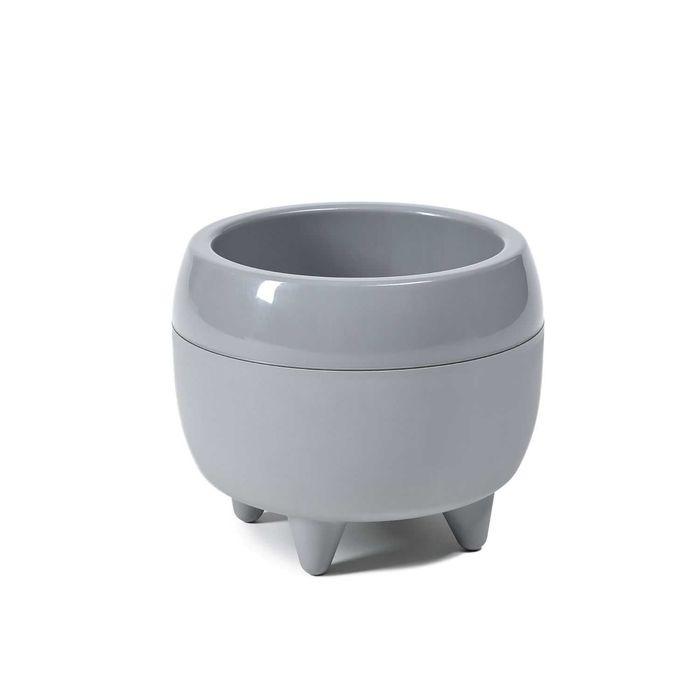 Donica MONA okrągła 23 cm kolor szary