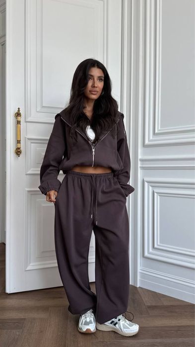 Спортивный костюм женский худи штаны топ кофта зипка zara el milas