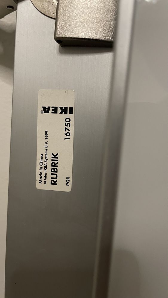 Fronty szklo/aluminium Rubrik Ikea