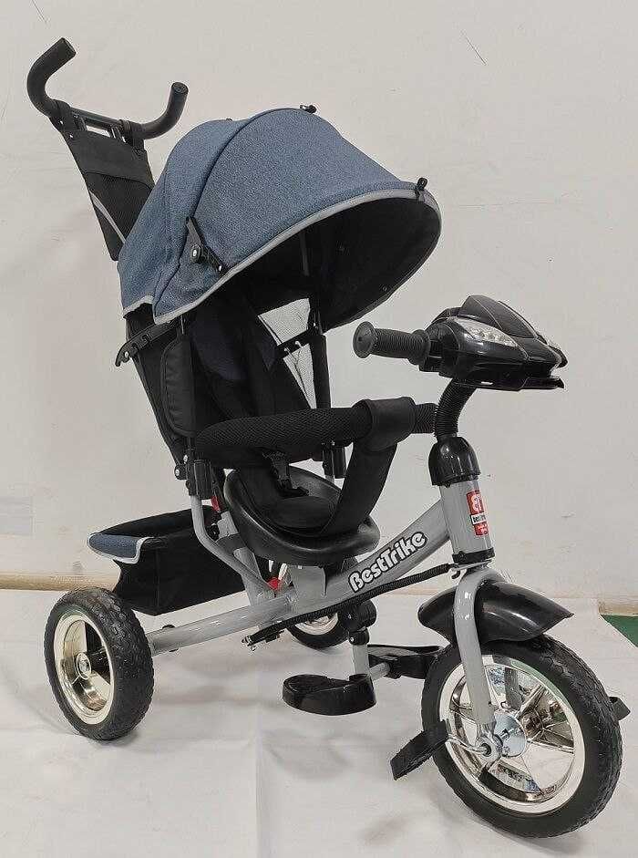 Детский велосипед трехколесный Best Trike с родительской ручкой Пена