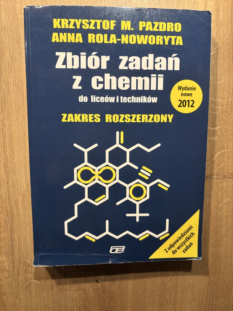 Zbiór zadań z chemii zakres rozszerzony PAZDRO