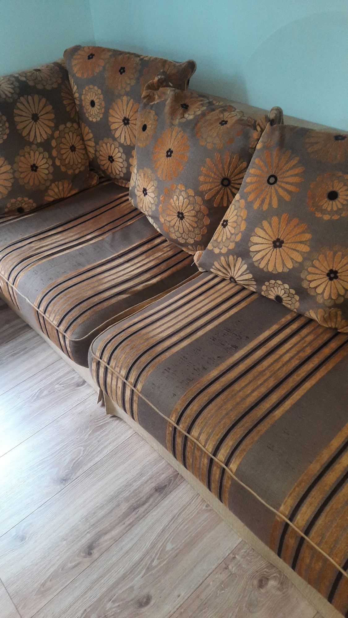 Kanapa sofa tapczan duża trójka
