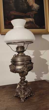 Lampa naftowa, przerobiona na elektryczną