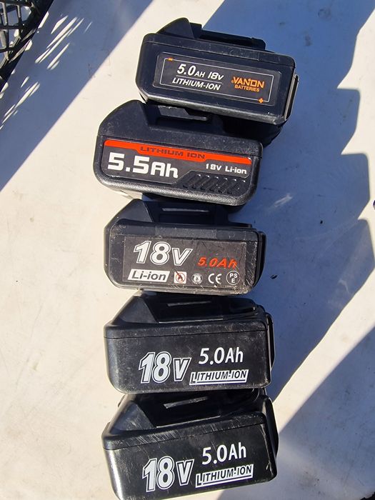 Akumulatory makita do regeneracji 18 v cena za 5 sztuk