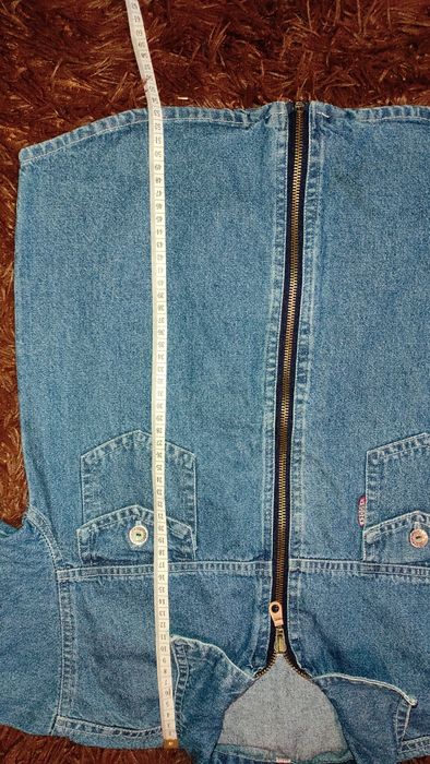 Джинсова куртка-рубашка