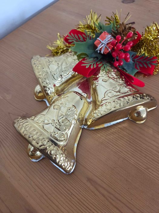 Adorno de Natal - sinos dourados