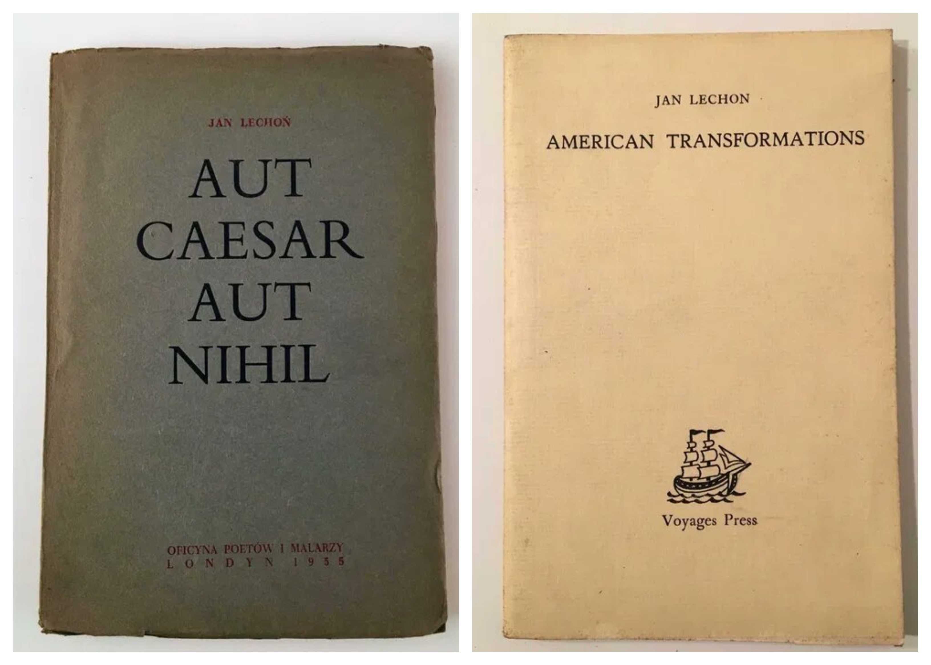 Jan Lechoń American Transformations 1 wyd AUT CAESAR AUT NIHIL numerow