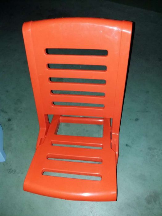 Cadeiras praia zsul e laranja
