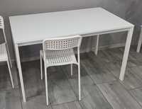 Stół biurko Ikea Melltorp, 125x75 cm, biały
