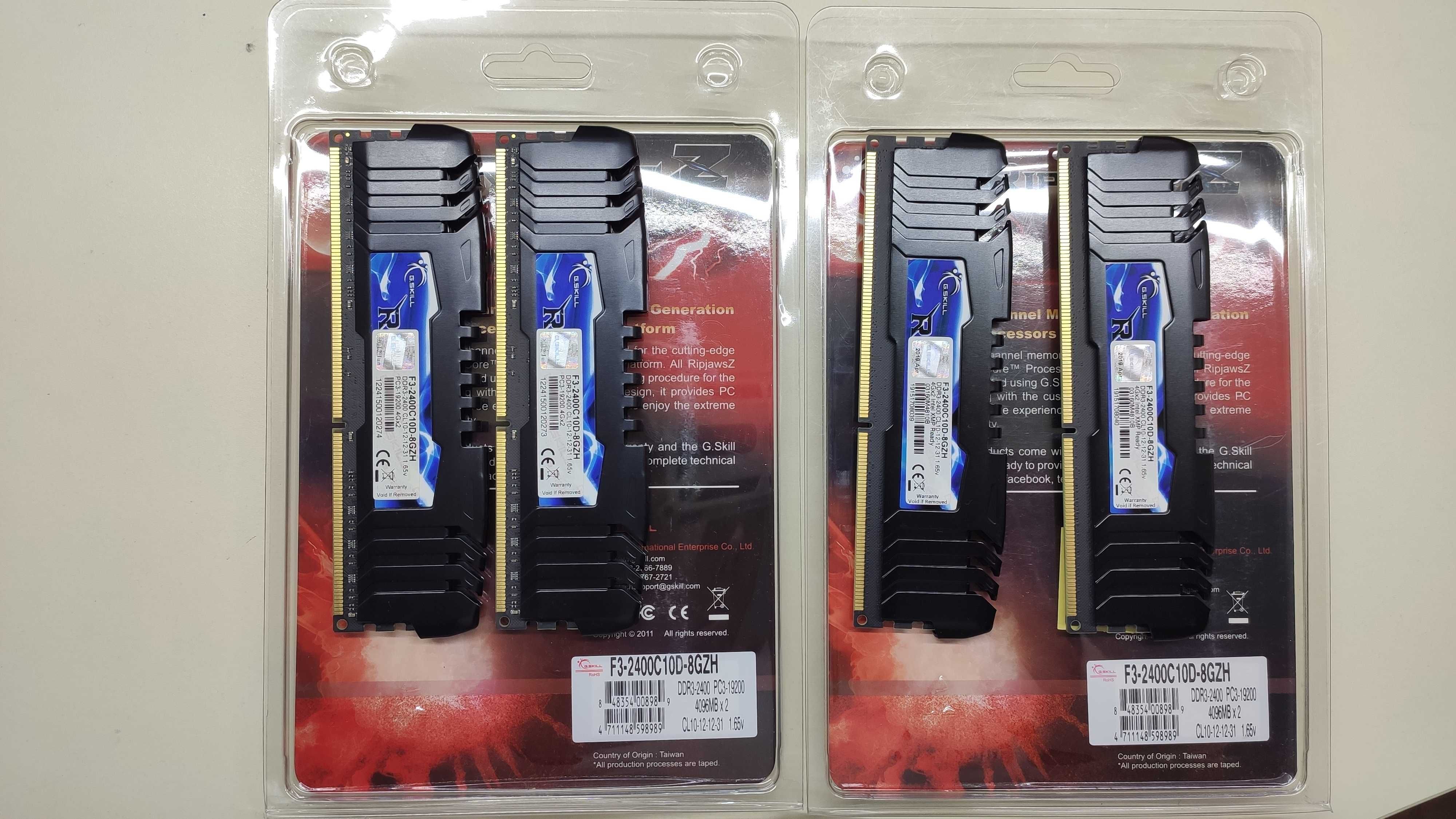 Оперативная память G.Skill Ripjaws Z DDR3-2400MHz 8Gb F3-2400C10D-8GZH