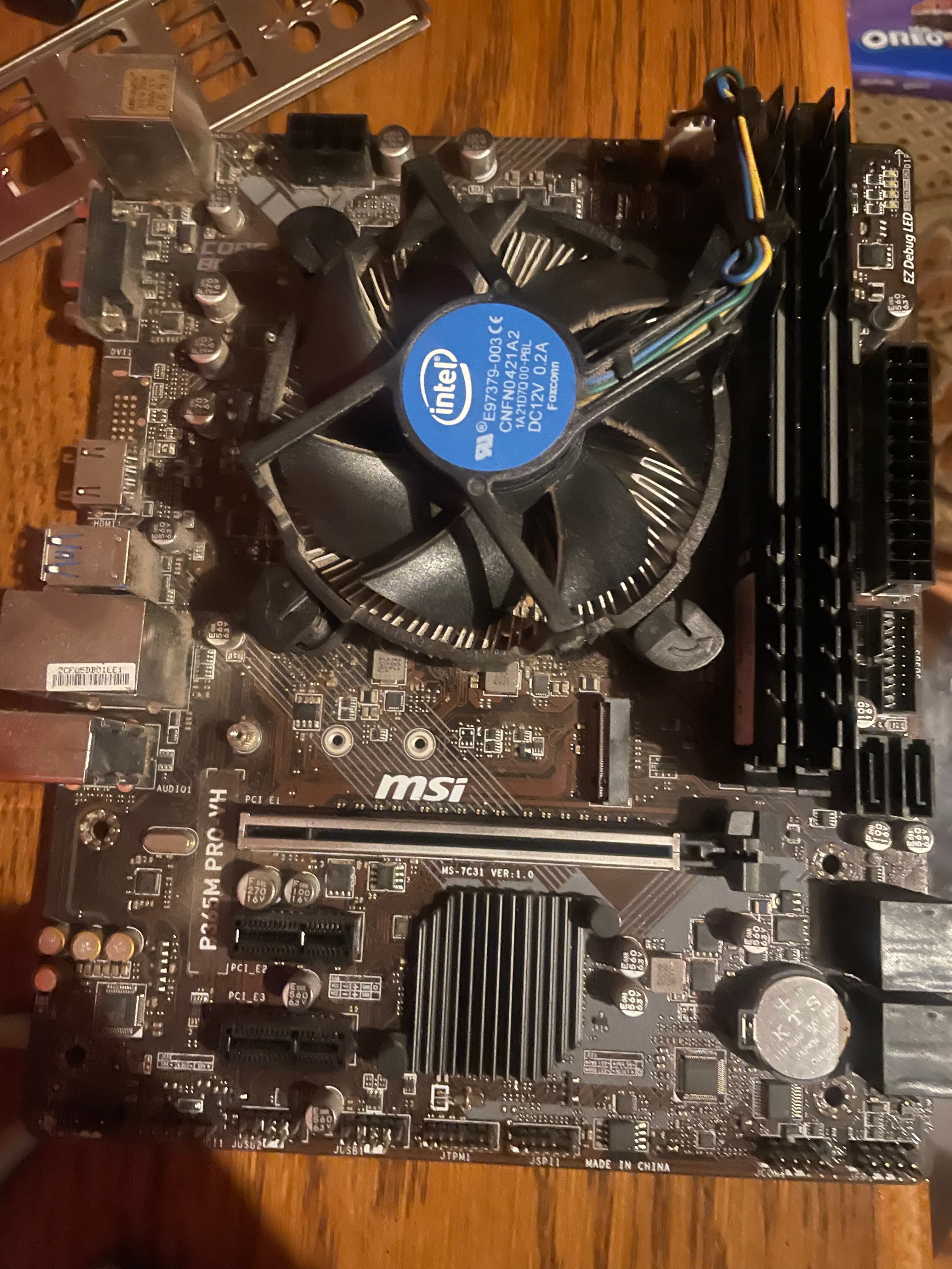 Plyta głowna plus i5 9400f ram ddr4 xpg 2666mhz