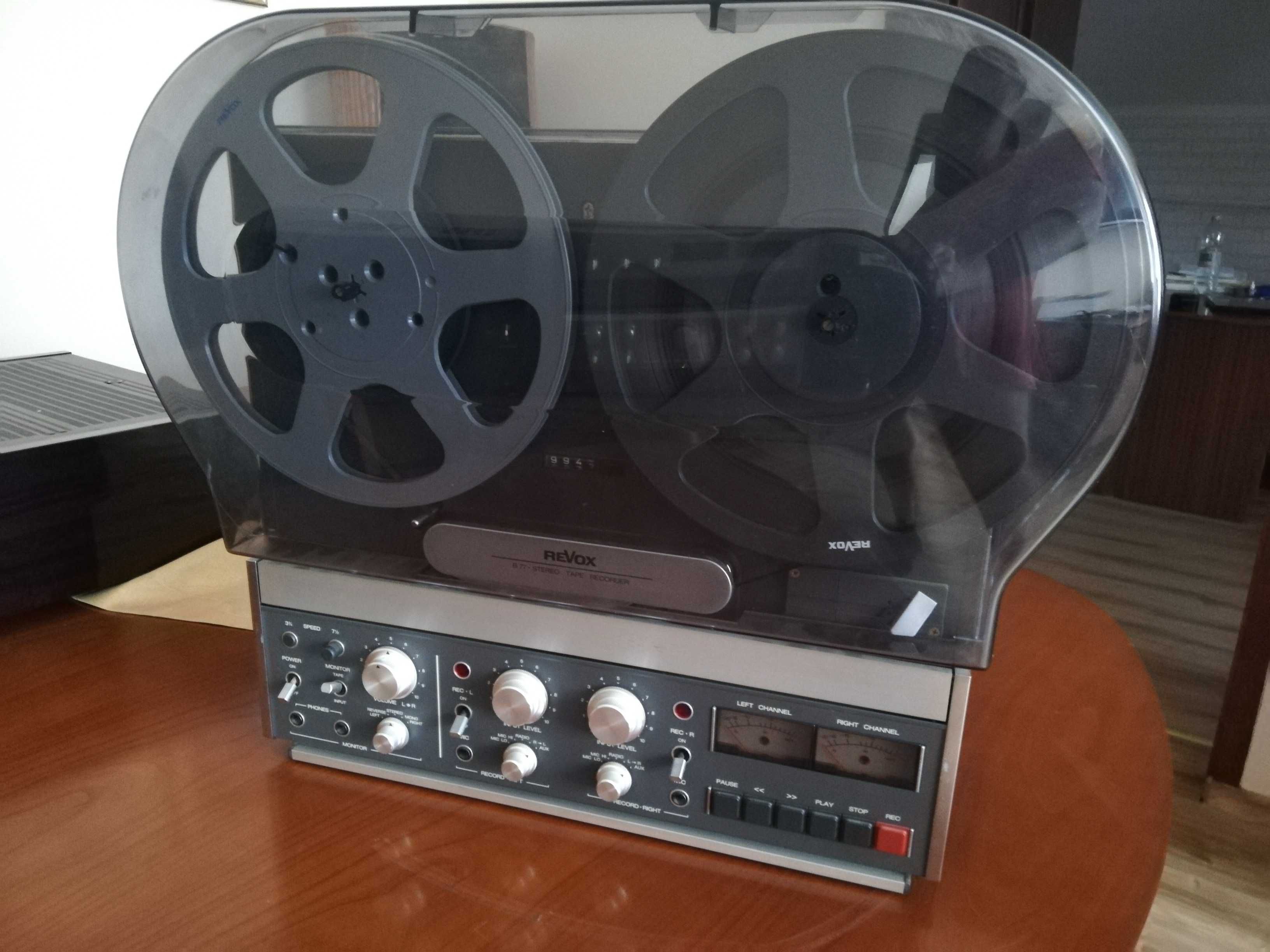 magnetofon szpulowy revox b77  2 ścieżkowy