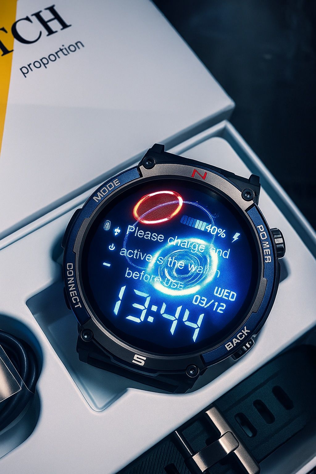 Zegarek Męski Smartwatch Blue x11