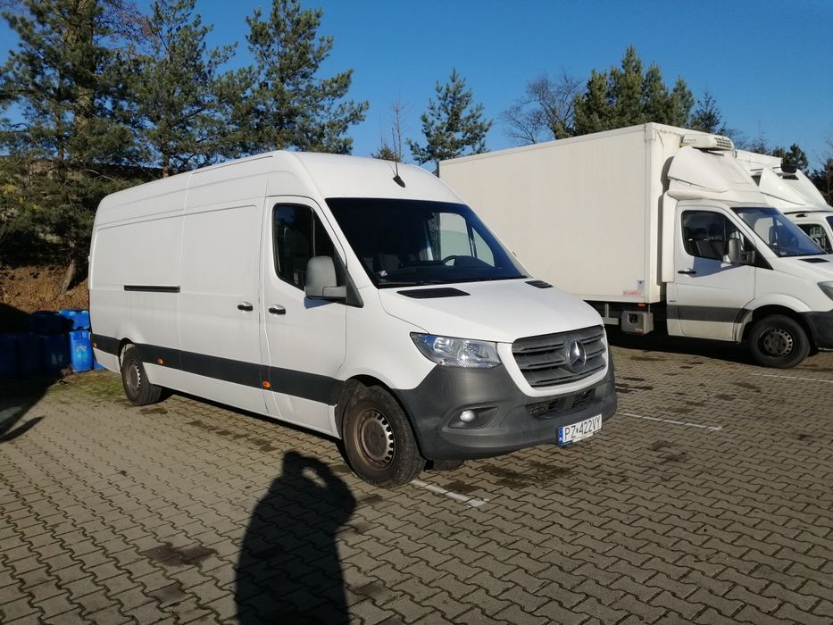 Mercedes Sprinter maxi 907 model salon Polski izoterma faktura 23 supe