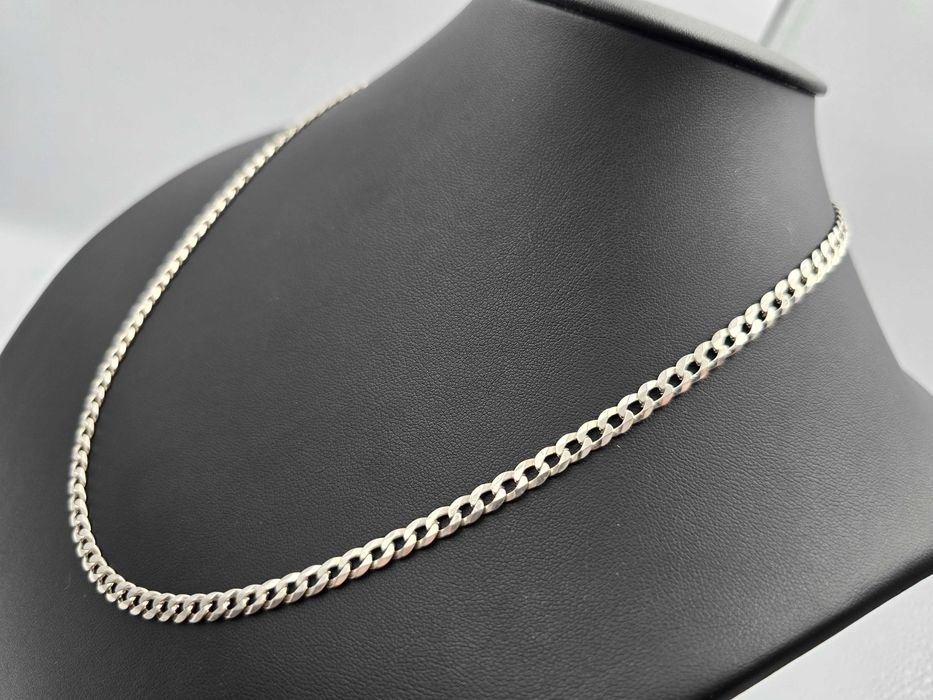 Łańcuszek srebrny pancerka 53cm Szerokość -5mm pr.925 |PLUS Lombard