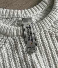 Brudna biel sweter Pull&Bear S stan bardzo dobry