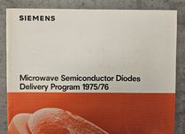 Diody mikrofalowe półprzewodnikowe - SIEMENS Katalog 1975/76