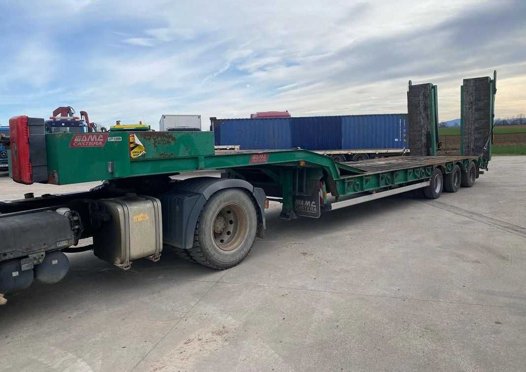 Semi-reboque CASTERA para transporte de máquinas