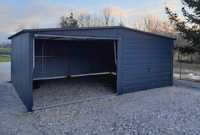 Garaż dwustanowiskowy 6x5m blaszany (garaz domek 7x5 8x6 9x7)