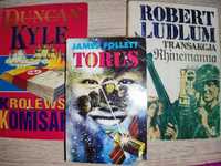 Zestaw 3 książek thriller Follett, Torus, Ludlum