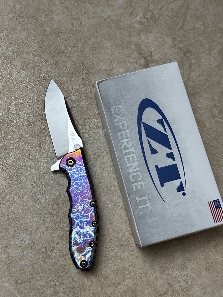 Нож Zero Tolerance 0562TI Hinderer 3.5" Custom Anodization