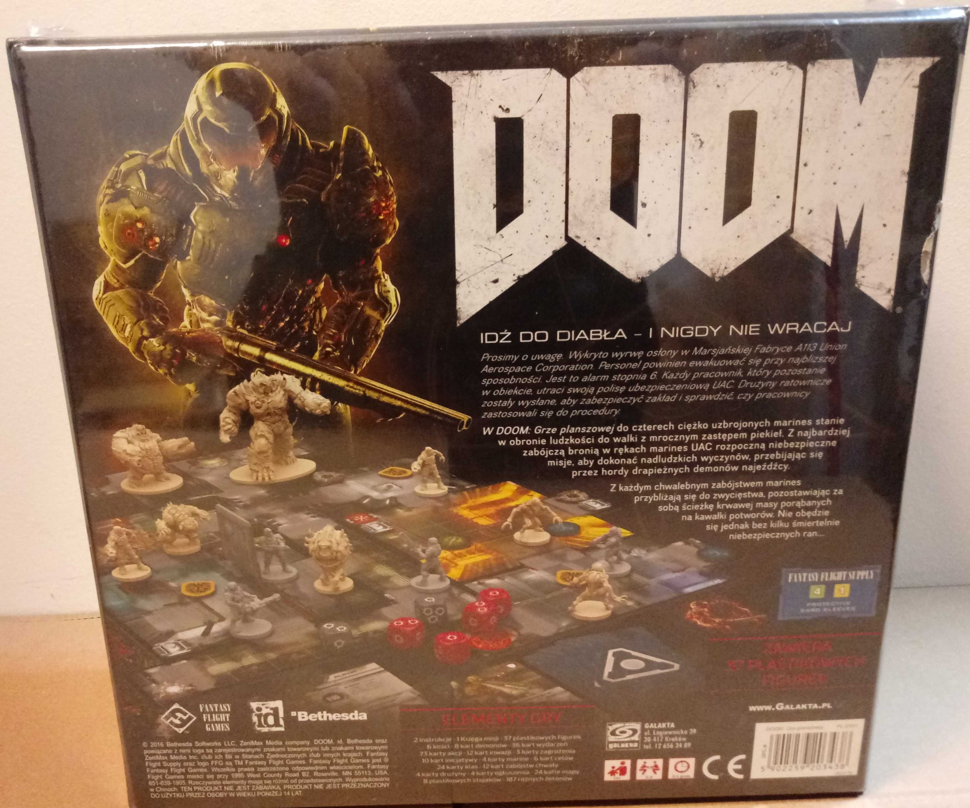 Doom - nowa PL - zafoliowana -  uszkodzone pudełko w dwóch miejscach