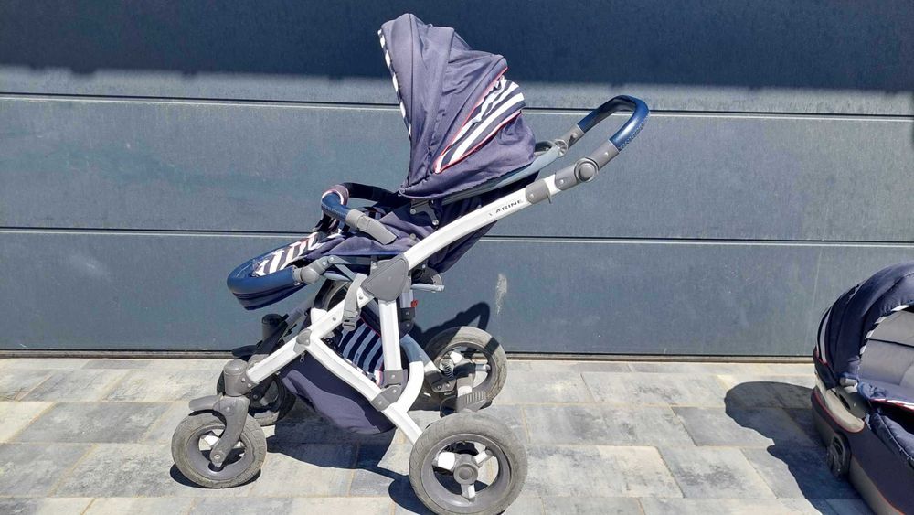 Wózek spacerowy tako marine 3w1 + baza ISOFIX