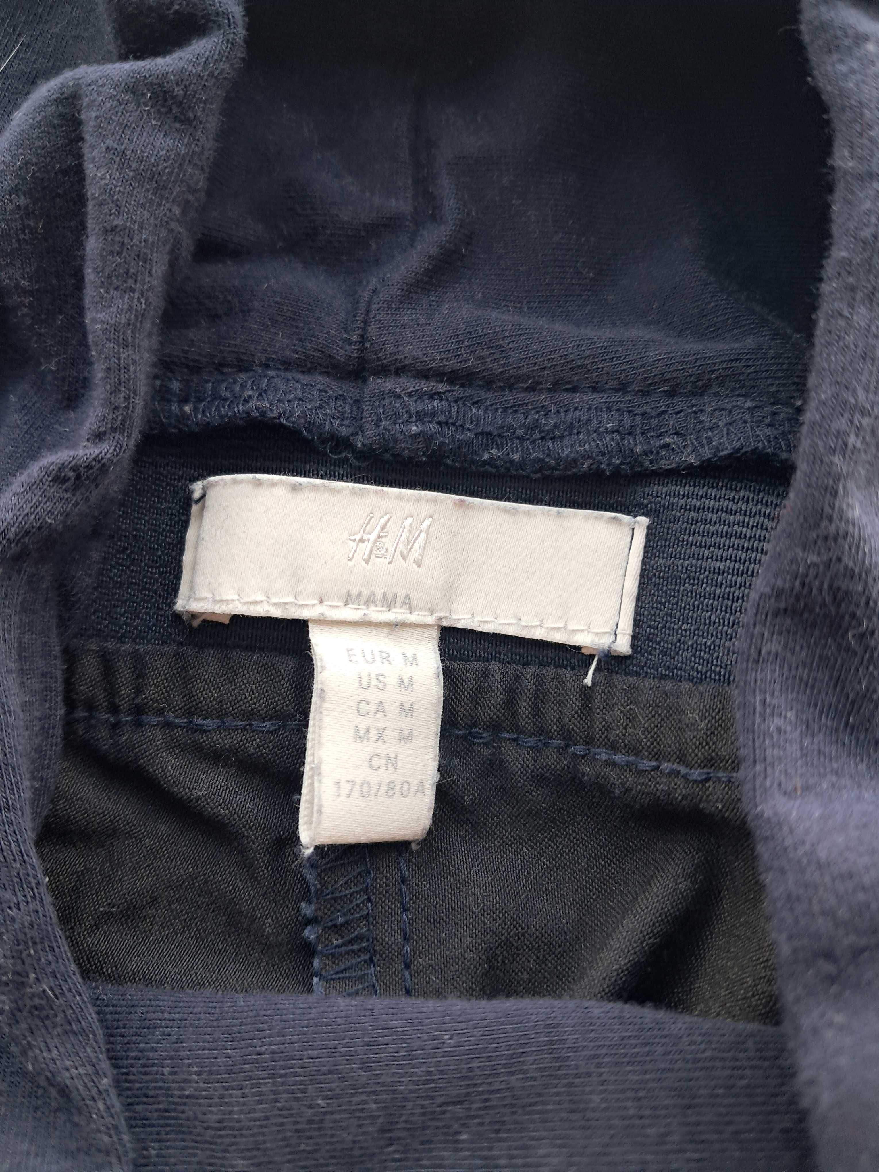 Spodnie ciążowe materiałowe na gumie bezuciskowe H&M