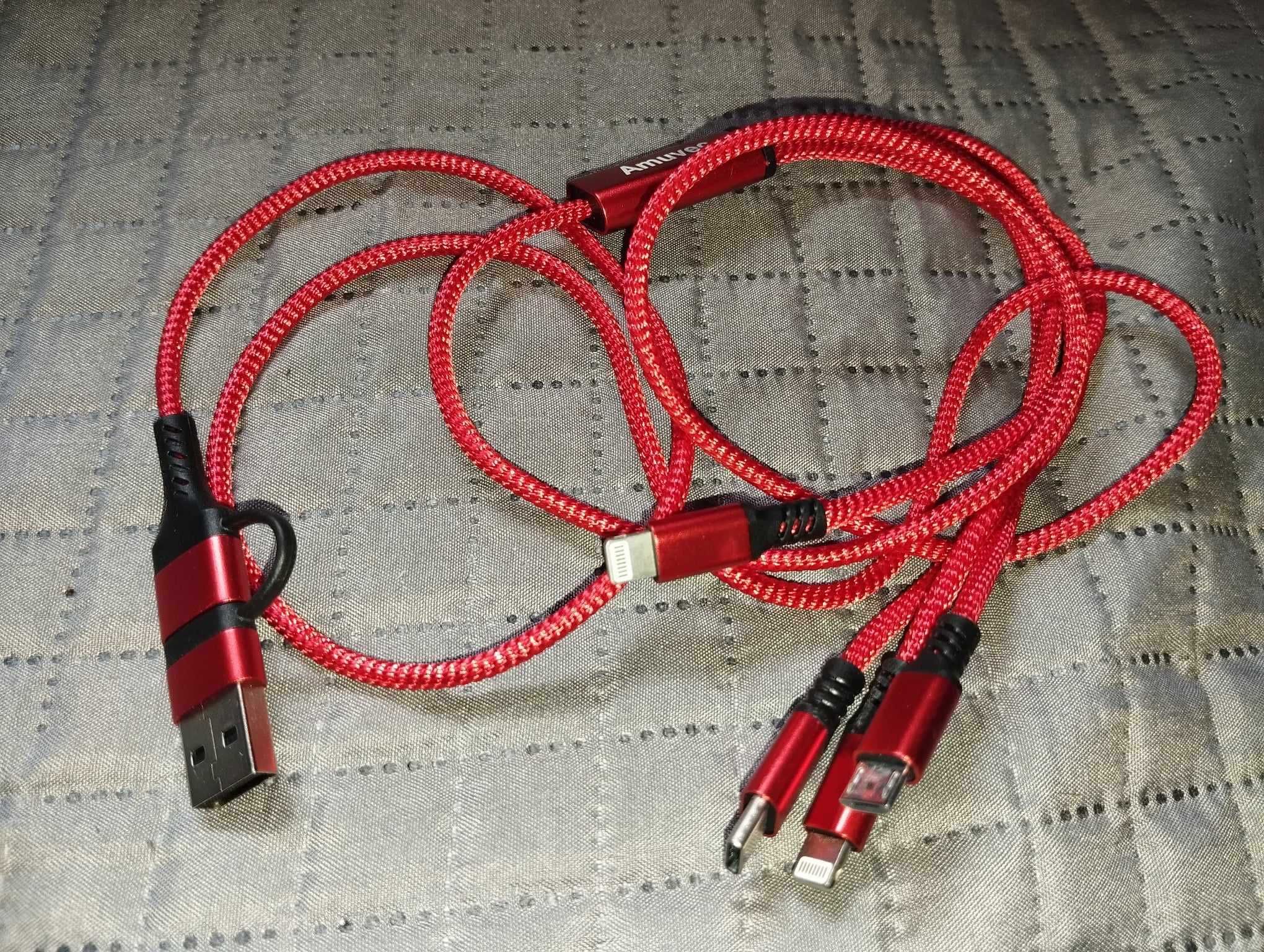Kabel Multi - Różne Końcówki - USB / Micro USB /USB-C / Lightning