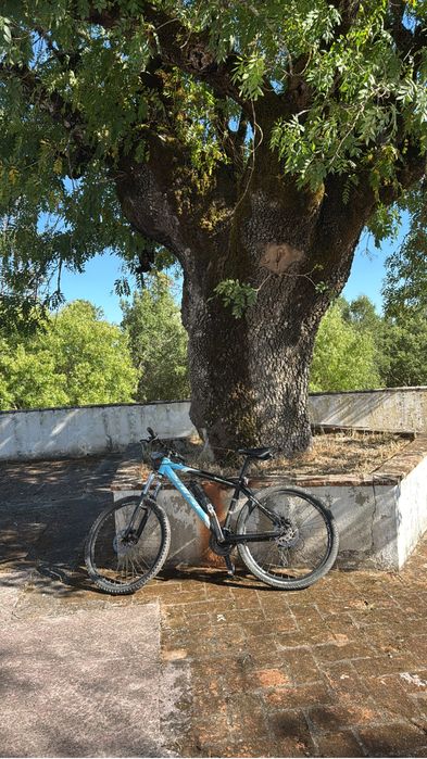 Bicicleta sirla Travões disco + dois equipamentos de btt