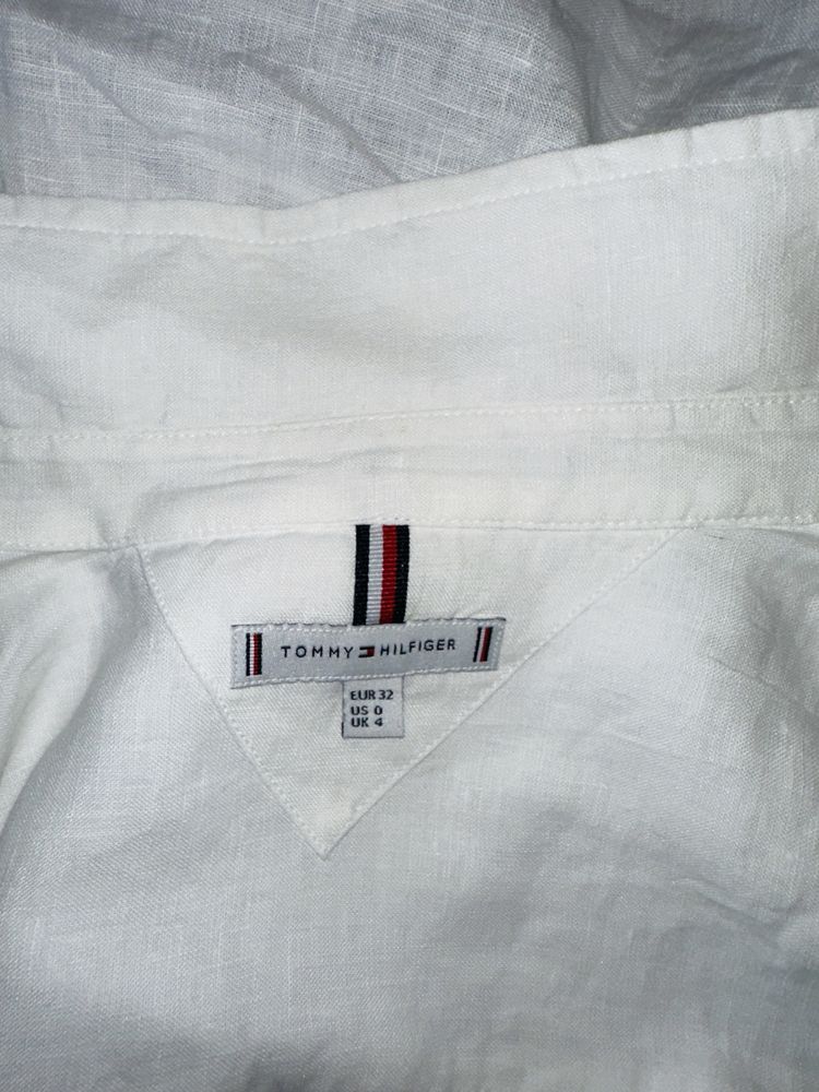 Женская льняная рубашка Tommy Hilfiger!Оригинал
